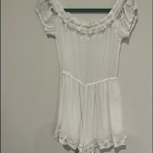 romper with lace detail